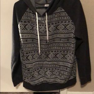 Aztec Print hoodie